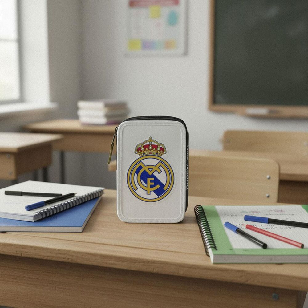 Penar echipat cu 44 piese Giotto, 3 compartimente, Real Madrid Alb [2]