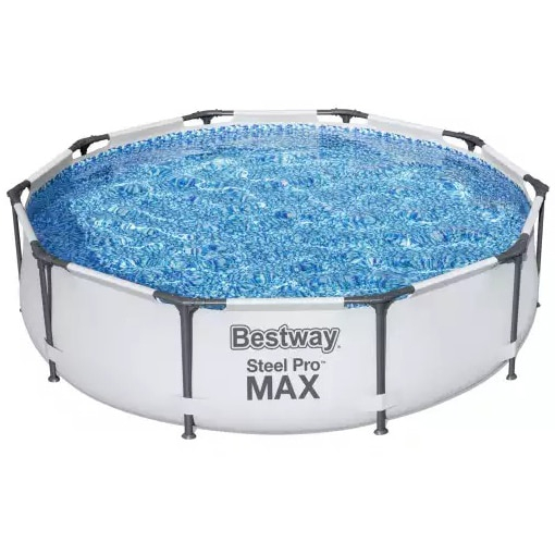 Piscina Bestway Steel Pro MAX, pompa filtrare,3.05m x 76cm Gri [6]