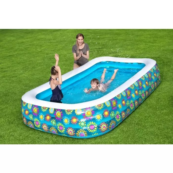 Piscina gonflabila Bestway, Happy Flora Kids Pool, 3.05m x 1.83m x 56cm [5]