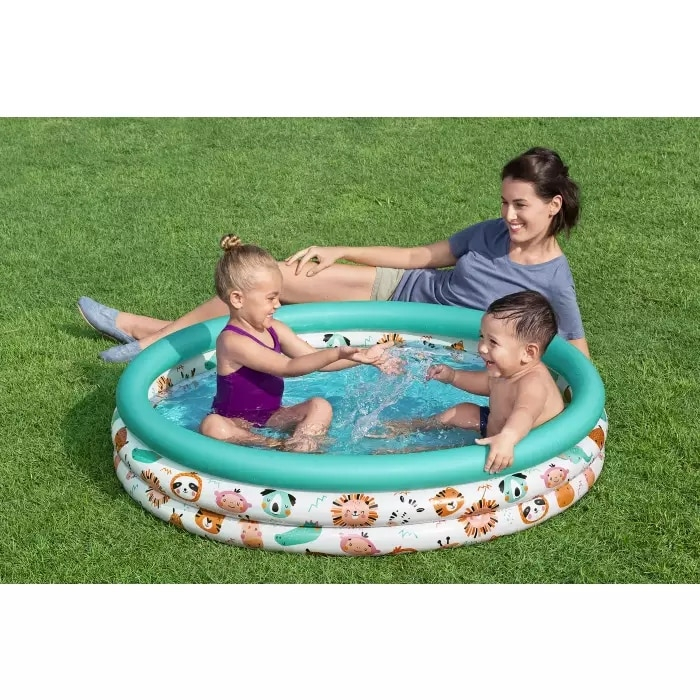 Piscina gonflabila Bestway - Kiddie Pool, Safari Pals, 122 x 25 cm [2]