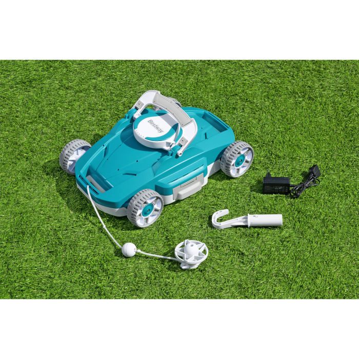 Robot curatare piscina autonom AquaTronix Bestway, cu senzor de apa integrat pentru pornire si oprire automate, autonomie 90 minute [9]