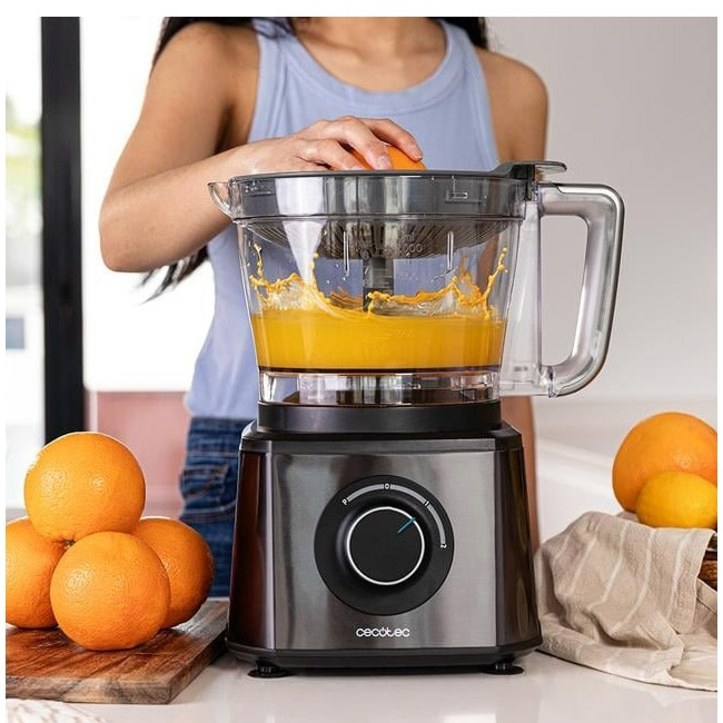 Robot de bucatarie Cecotec Paprika 2000 Full 04361, 2000 W, capacitate 3.5L, blender 1.8L, 2 trepte de viteza [8]