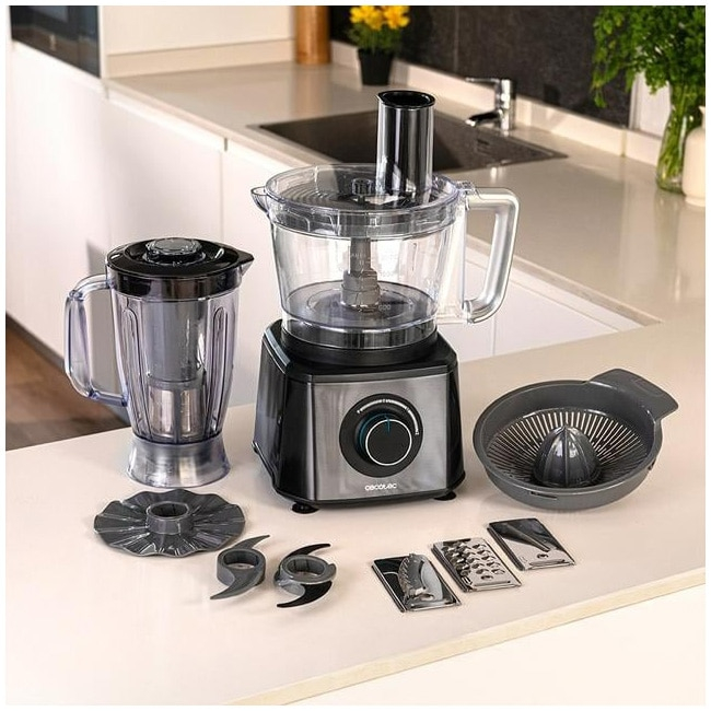 Robot de bucatarie Cecotec Paprika 2000 Full 04361, 2000 W, capacitate 3.5L, blender 1.8L, 2 trepte de viteza [2]