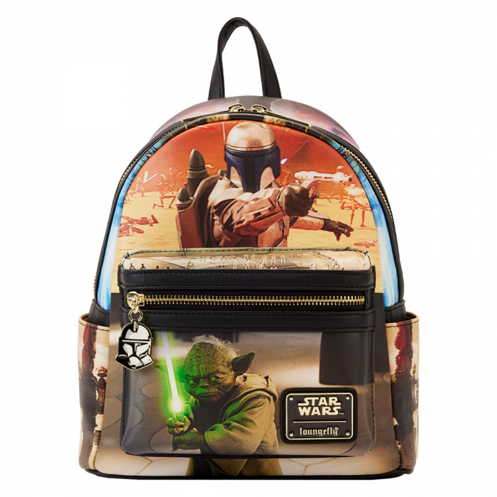 Rucsac Attack of the Clones Episodul II Star Wars Loungefly 26 cm [1]