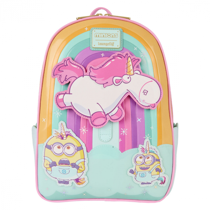 Rucsac Loungefly Fluffy Unicorn Minions 30cm [1]