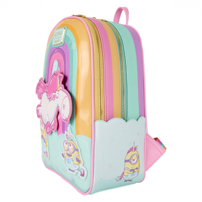 Rucsac Loungefly Fluffy Unicorn Minions 30cm [3]