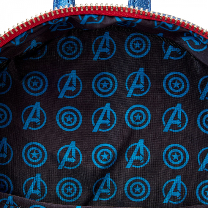 Rucsac metalic Captain America Marvel Loungefly 26cm [4]