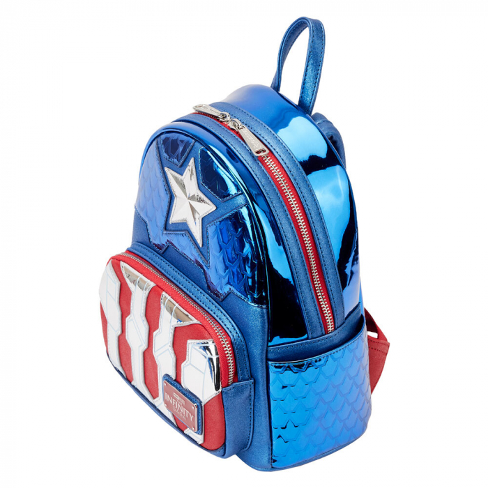 Rucsac metalic Captain America Marvel Loungefly 26cm [2]