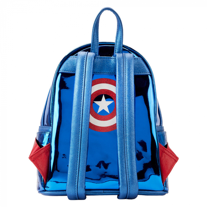 Rucsac metalic Captain America Marvel Loungefly 26cm [3]