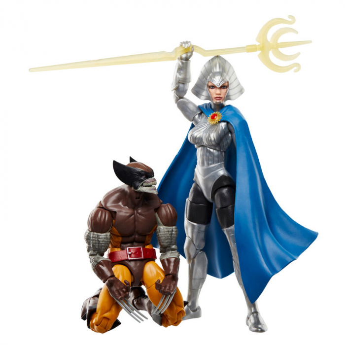 Set 2 figurine articulate Wolverine & Lilandra Neramani, Hasbro, Wolverine 50th Anniversary Marvel Legends 15 cm [5]
