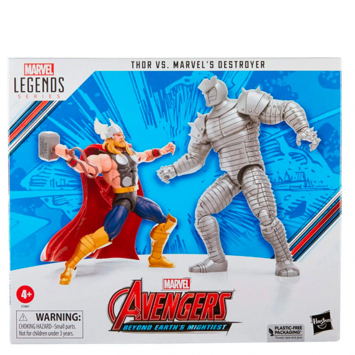 Set 2 figurine Hasbro Thor Vs Destructor Legends Series Marvel [4]