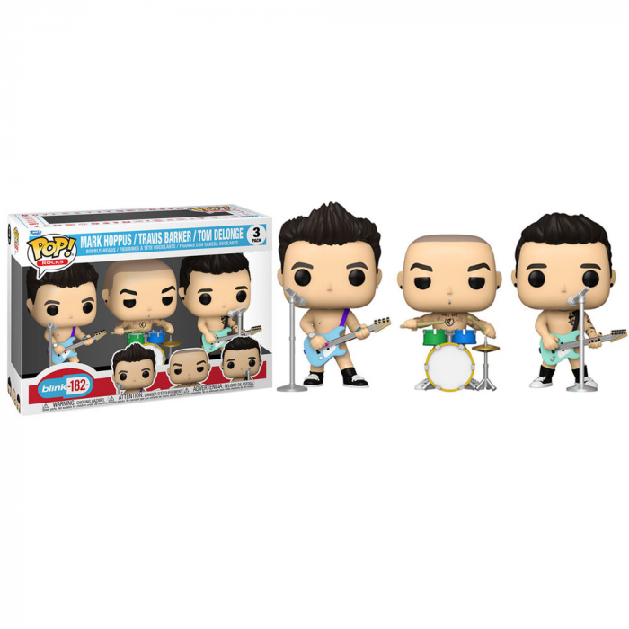 Set 3 Figurine Blink 182 POP! Rocks, 9cm, Multicolor [2]