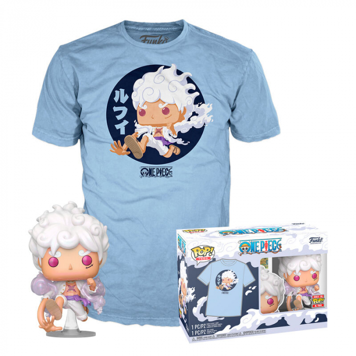 Set figurina POP & tricou One Piece Luffy Fifth Gear [1]