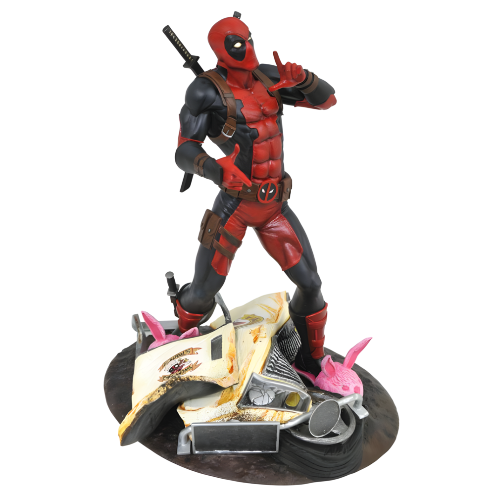 Statueta Marvel Deadpool cu ​​Camionul de Tacos 25cm [1]