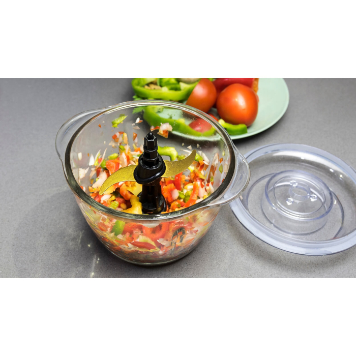 Tocator Cecotec TitanGlass 1000, 400W, 1 l, Vas sticla, Viteza reglabila, Argintiu [7]