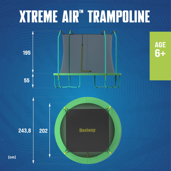 Trambulina Bestway - Xtreme Air, 244 x 220 cm [3]