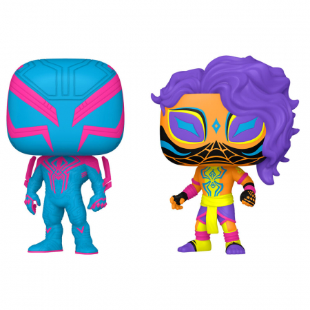 Figurine de colectie - 2 figurine Funko Spider-Man - Spider-Man 2099 and Spider-Man India Exclusive