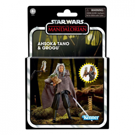 Figurine de colectie - Figurina Ahsoka Tano and Grogu Vintage Collection Star Wars 10cm