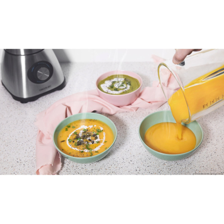 Blender Cecotec Power Black Titanium 1800, 1800 W, Zdrobire gheata, Bol sticla, Filtru pentru sucuri, 22000-rpm, Argintiu [5]