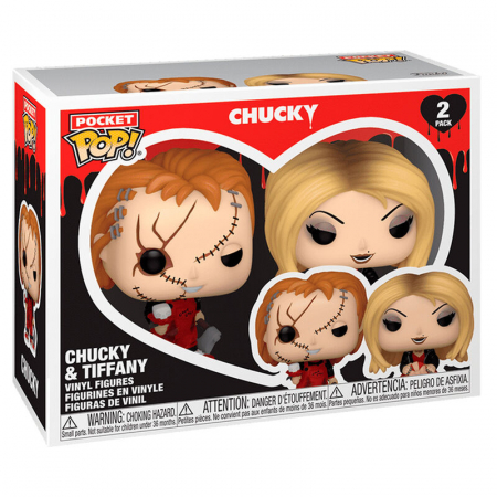 Blister 2 Figurine Funko POP Pocket POP Chucky & Tiffany Valentine [1]