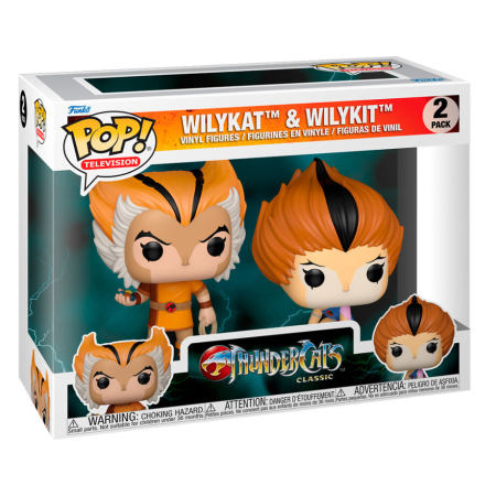 Blister 2 Figurine Funko POP Thundercats Wilykat & Wilykit [1]