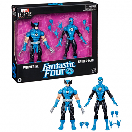 Blister 2 Figurine Hasbro Spiderman și Fantastic Four Marvel [1]