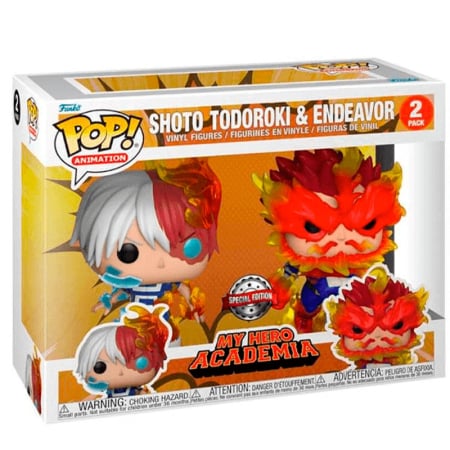 Colectie - Blister 2 Figurine POP My Hero Academia Shoto Todoroki si Endeavor Exclusive
