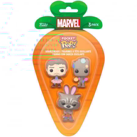 Reduceri - Blister 3 Figurine Carrot Pocket POP Marvel Guardians of the Galaxy