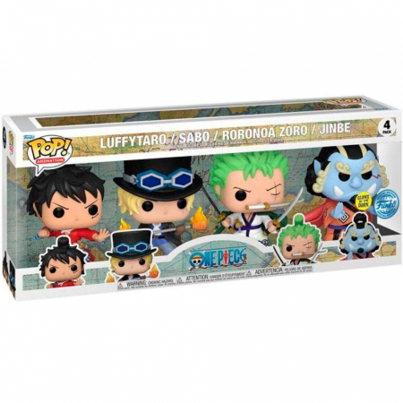 Colectie - Blister 4 Figurine Funko POP One Piece Exclusive