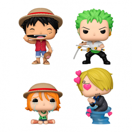 Colectie - Blister 4 Figurine Funko POP One Piece exclusive
