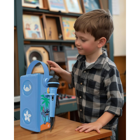 Boxa luminoasa Lexibook - Disney Stitch, cu microfon [4]