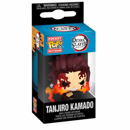 Precomanda 70 de lei - Breloc Funko Pocket POP Keychain Demon Slayer Kimetsu no Yaiba Tanjiro Kamado