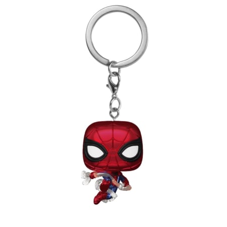 Colectie - Breloc Funko POP Keychain Marvel Spider-Man Brand New Day Spider-Man Metallic