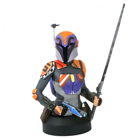 Statuete de colectie - Bust Sabine Wren Star Wars Rebels 15cm