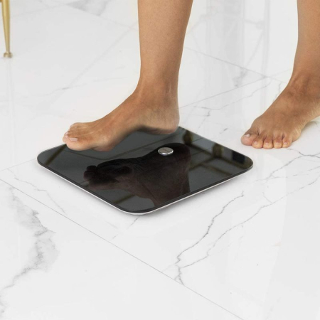 Cantar de baie Cecotec 4152 Surface Precision 9750 Smart Healthy, Maxim 180Kg, FourPrecision, TenBIA, Functie BabyWeight, Afisaj LED, Negru [4]