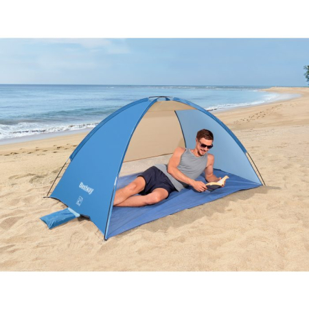 Corturi - Cort de plaja Bestway Ground 2, 2.00m x 1.20m x 95cm,albastru