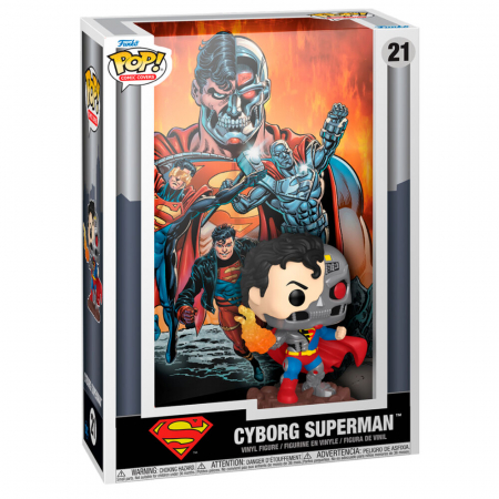 Figurina Funko POP Comic Cover DC Comics Cyborg Superman [1]
