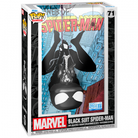Colectie - Figurina Funko POP Comic Cover Spider-Man Black Suit Spiderman
