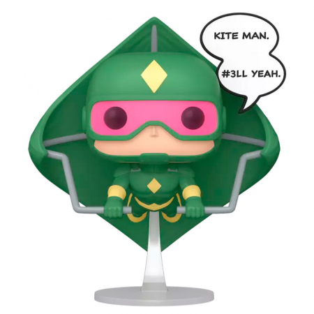 Figurine Exclusive - Figurina Funko POP Deluxe DC Comics Harley Quinn Kite Man Exclusive