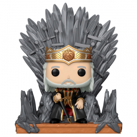 Colectie - Figurina Funko POP Deluxe House of the Dragon Viserys on the Iron Throne