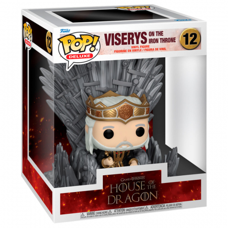 Figurina Funko POP Deluxe House of the Dragon Viserys on the Iron Throne [1]