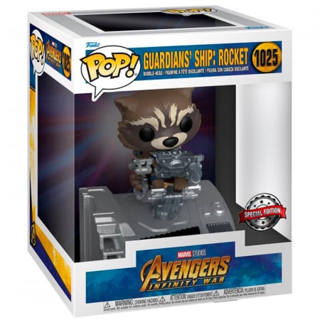 Figurine Exclusive - Figurina Funko POP Deluxe Marvel Guardianes de la Galaxia Guardians Ship Rocket Exclusive