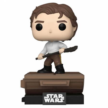 Colectie - Figurina Funko POP Deluxe Star Wars Jabba Skiff Han Solo Exclusive
