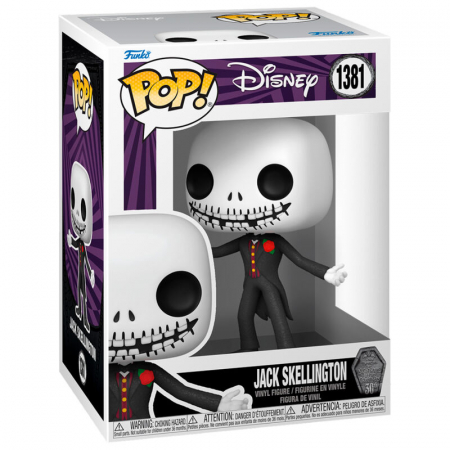 Figurina Funko POP Disney Coșmar înainte de Crăciun 30 de ani de la Jack Skellington [1]