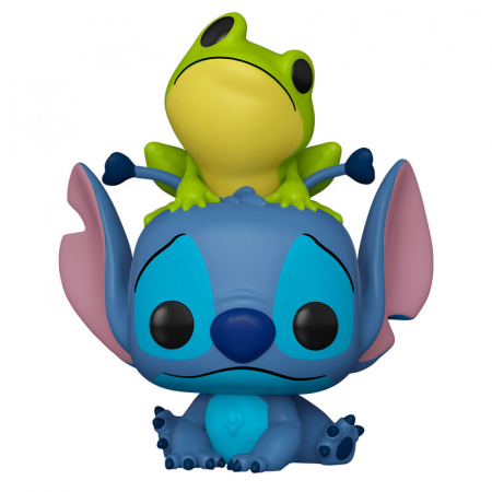 Colectie - Figurina Funko POP Disney Lilo & Stitch - Stitch with Frog Exclusive