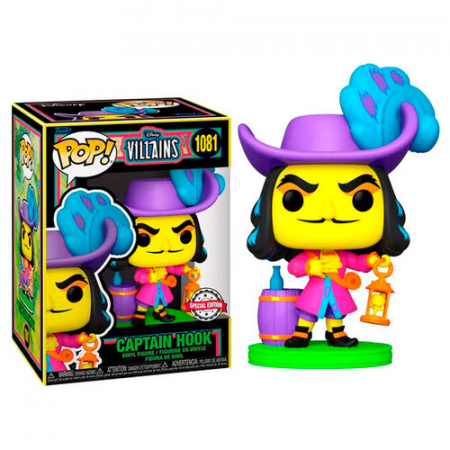 Reduceri - Figurina Funko POP Disney Villains Hook Black Light Exclusive