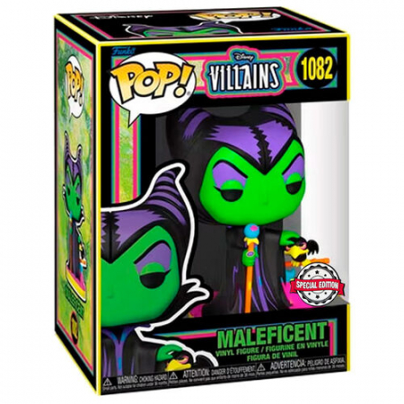 Figurina Funko POP Disney Villains Maleficent Black Light Exclusive [1]