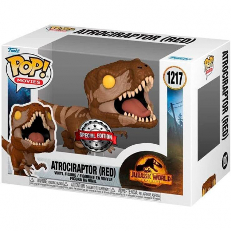 Figurina Funko POP Jurassic World 3 Atrociraptor Red Exclusive [1]