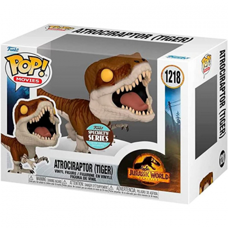 Figurina Funko POP Jurassic World 3 Atrociraptor Tiger Exclusive [1]