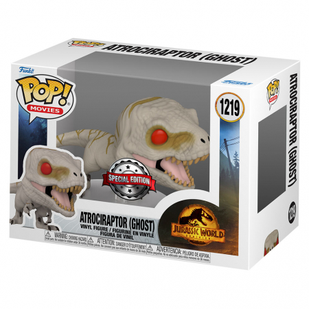 Figurina Funko POP Jurassic World Atrociraptor Ghost Exclusive [1]